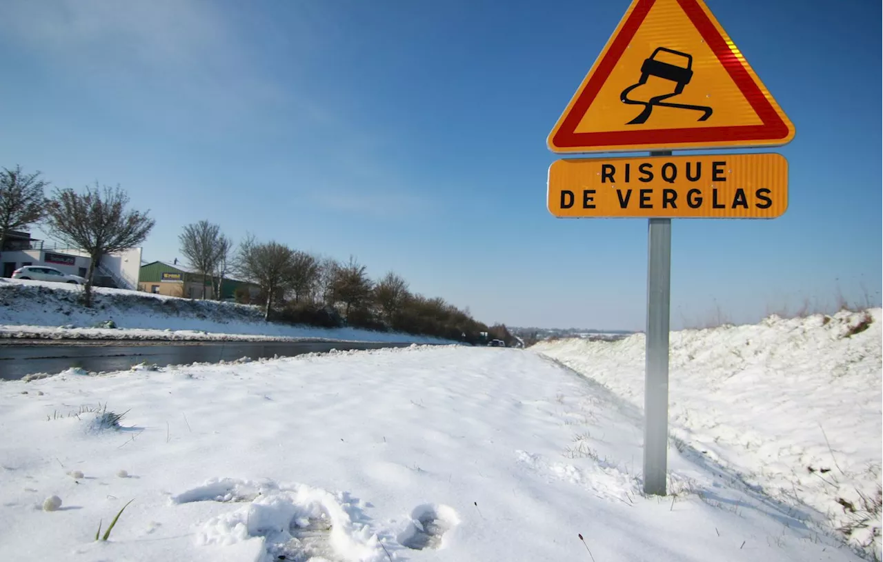 Météo : 28 départements français en alerte orange à la neige et au verglas jeudi