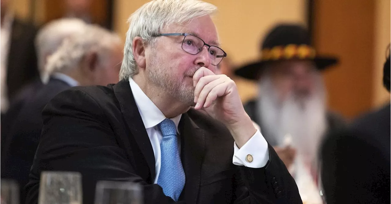 Kevin Rudd says he's 'ready' to work with Trump in first speech since US election