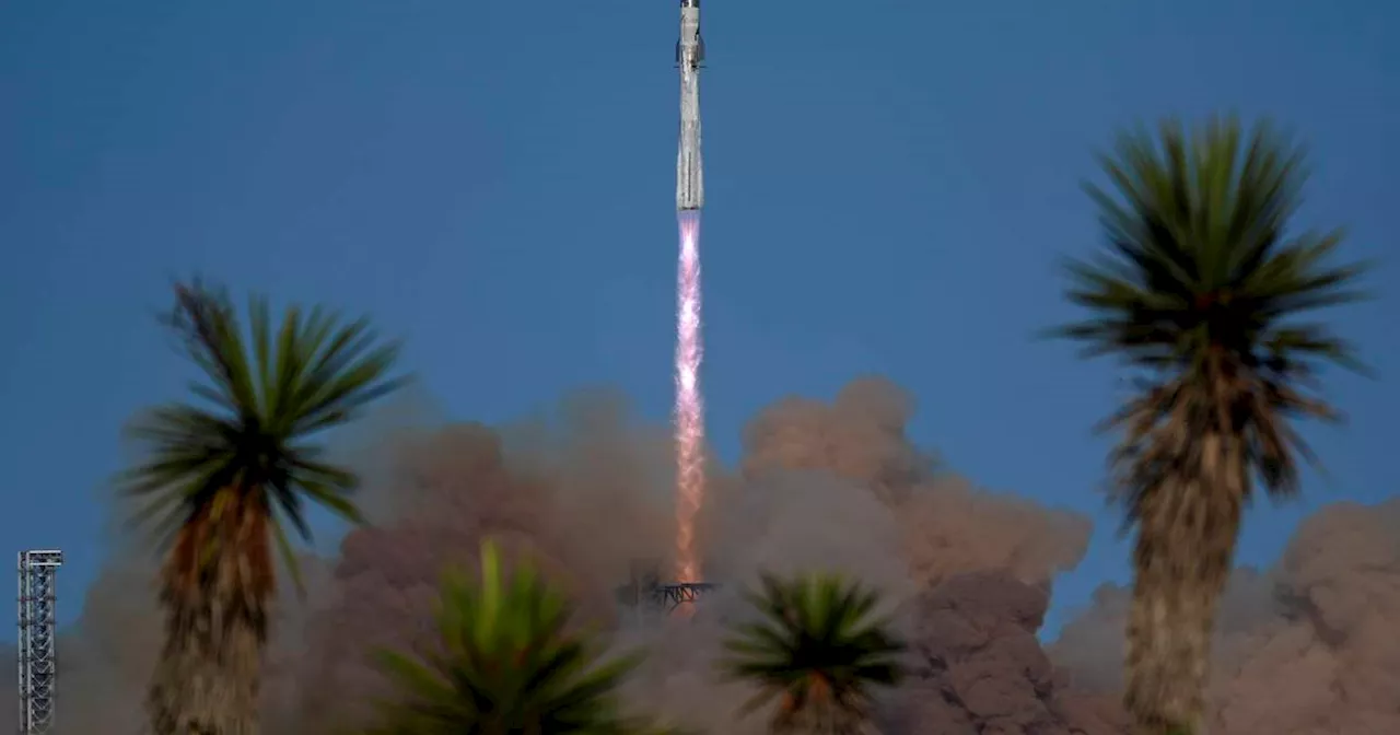 SpaceX launches giant Starship rocket, but aborts attempt to catch booster with mechanical arms