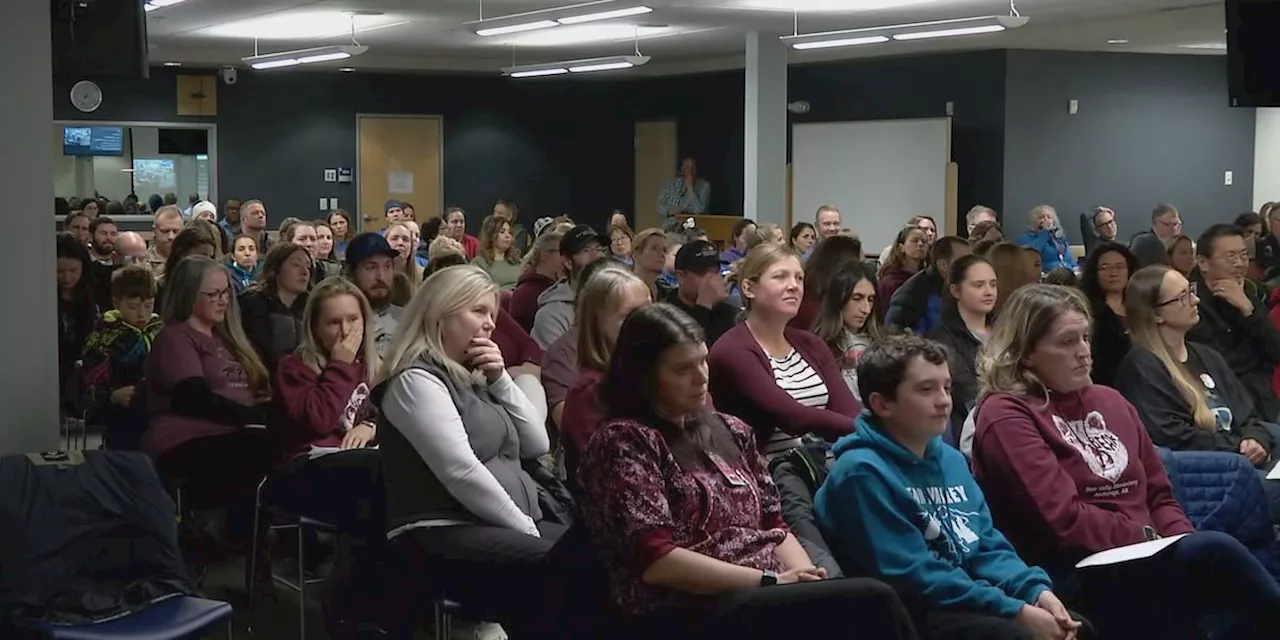 Anchorage families voice opinions to School Board on ASD plan to close 7 elementary schools