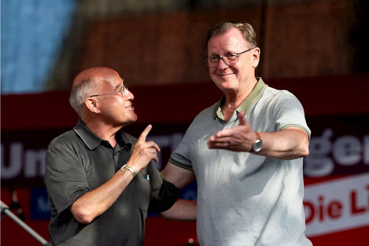 Gregor Gysi, Dietmar Bartsch und Bodo Ramelow stellen Pläne für Bundestagskandidaturen vor