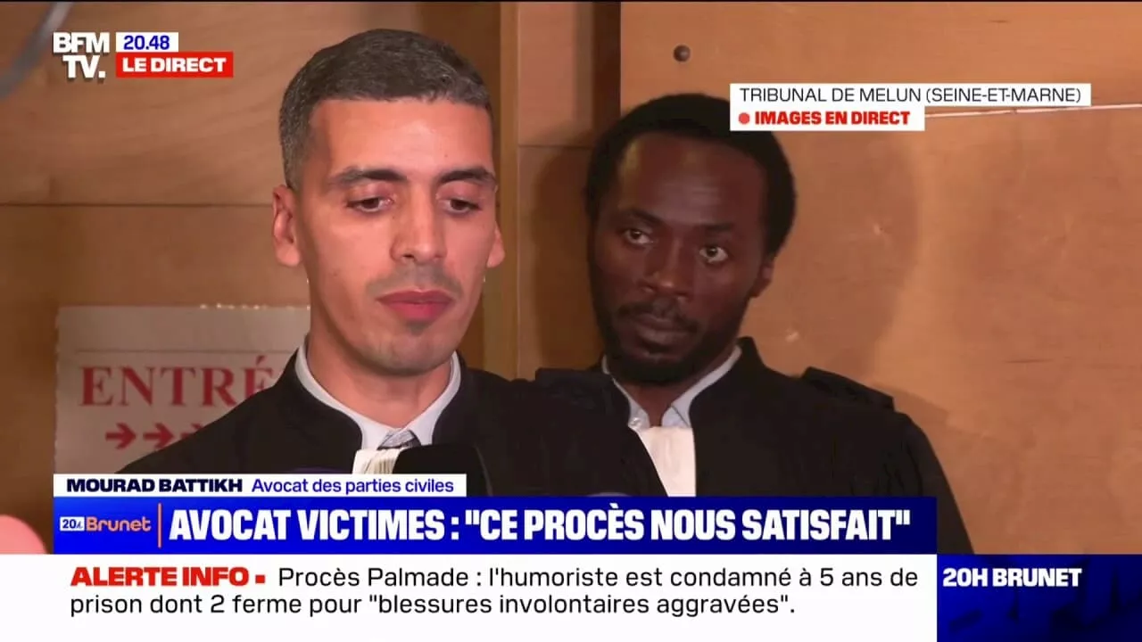 'On a été un peu déçus' après le refus de Pierre Palmade d'être jugé pour homicide involontaire, affirme Me Mourad Battikh (avocat des parties civiles)