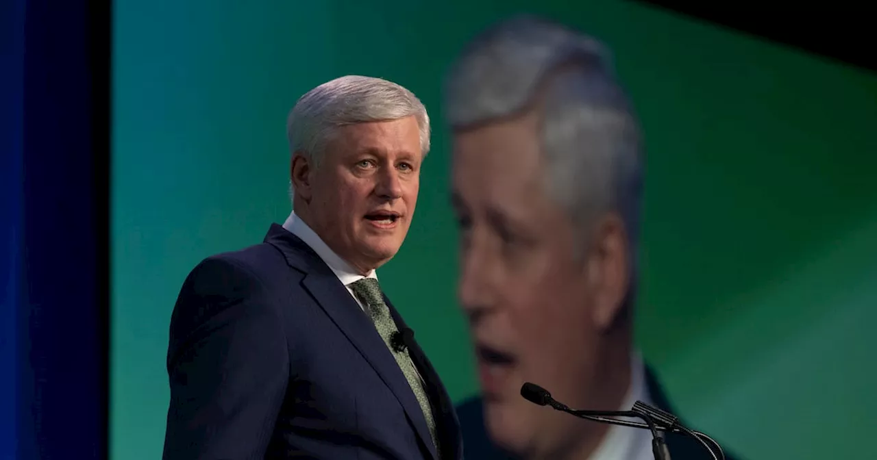 Alberta taps former Canadian PM Harper to oversee pension manager