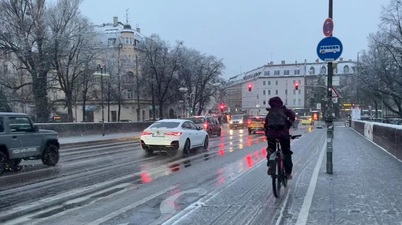 Schneefall und Glätte in Bayern: So ist die Lage auf der Straße