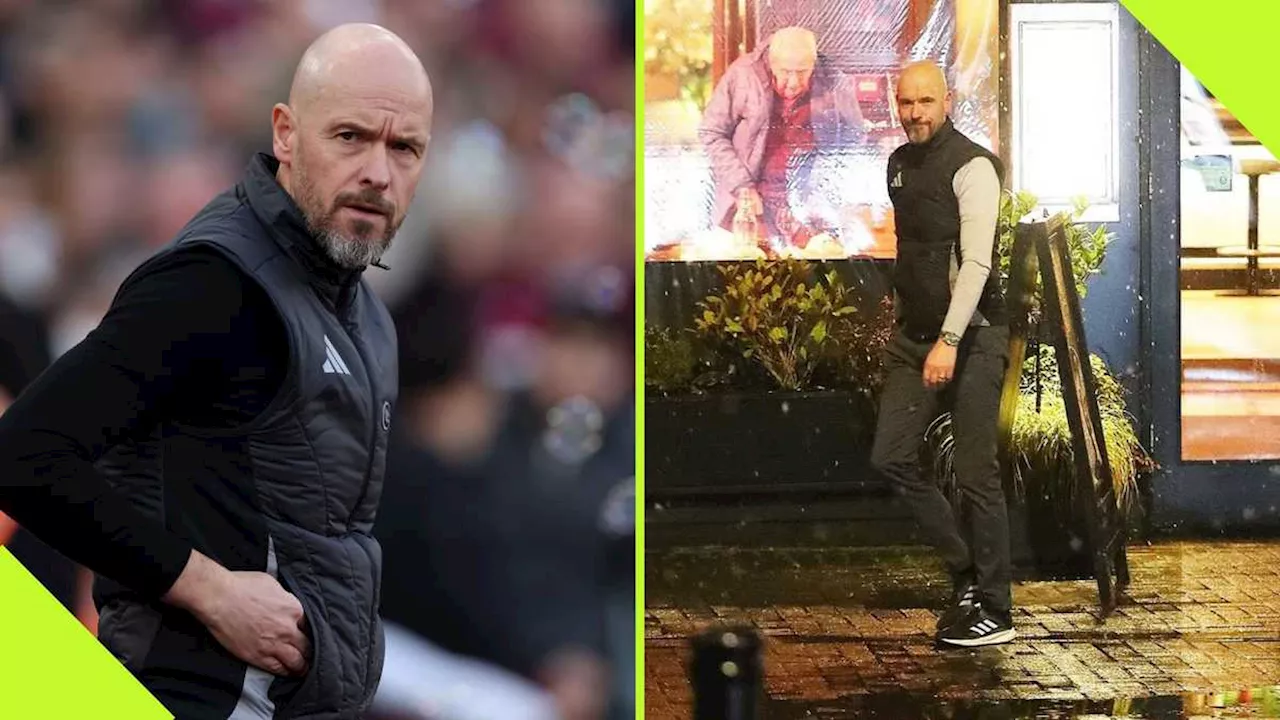 Erik ten Hag Returns to Manchester, Eats at His Favourite Restaurant