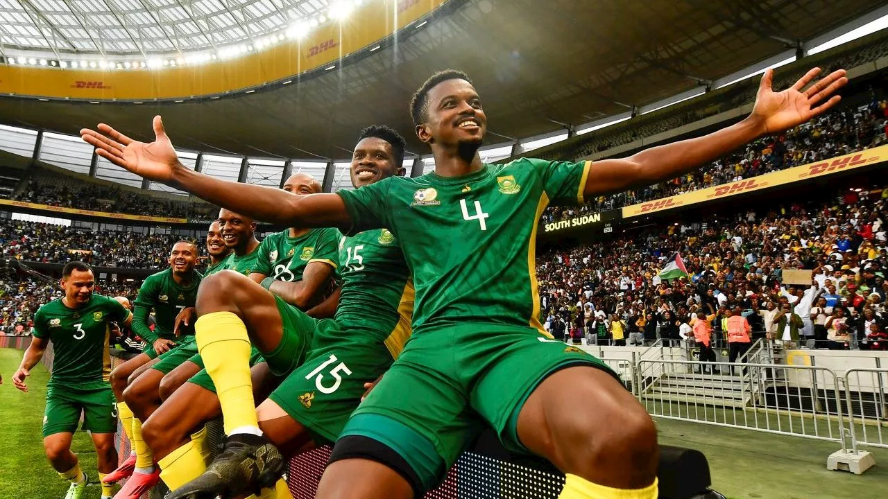 Bafana Bafana flex their muscle in front of a roaring sold-out DHL Stadium