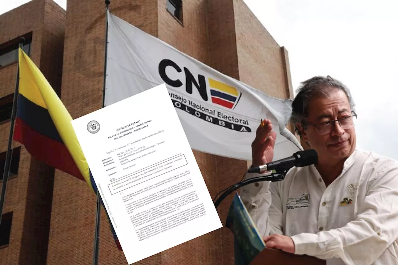 Consejo de Estado niega medida que pedía suspender investigación del CNE contra Petro