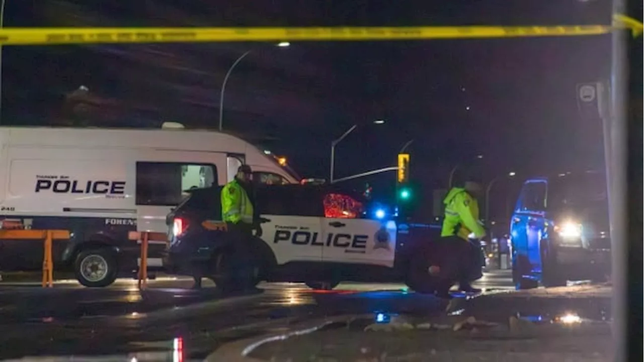 Thunder Bay police investigate fatal motor vehicle collision involving a pedestrian