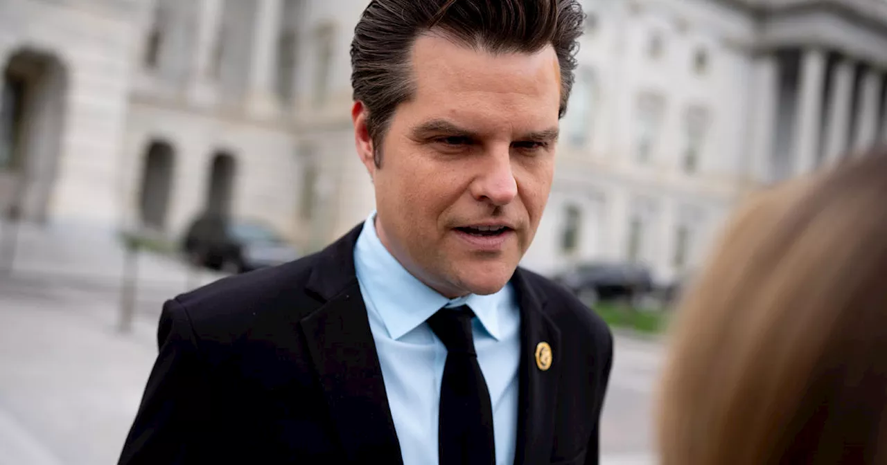 House Ethics Committee chairman says panel did not reach agreement on releasing Matt Gaetz report