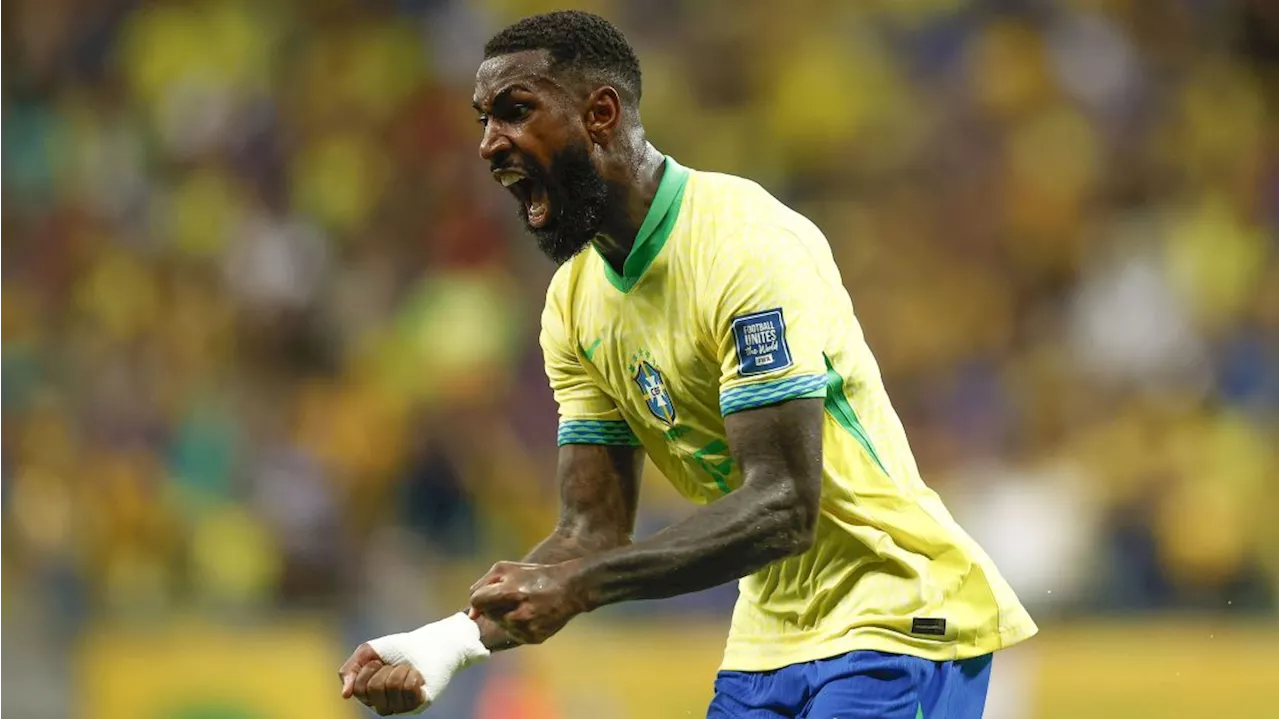 Brasil busca empate contra Uruguai, com belo gol de Gerson, pelas Eliminatórias