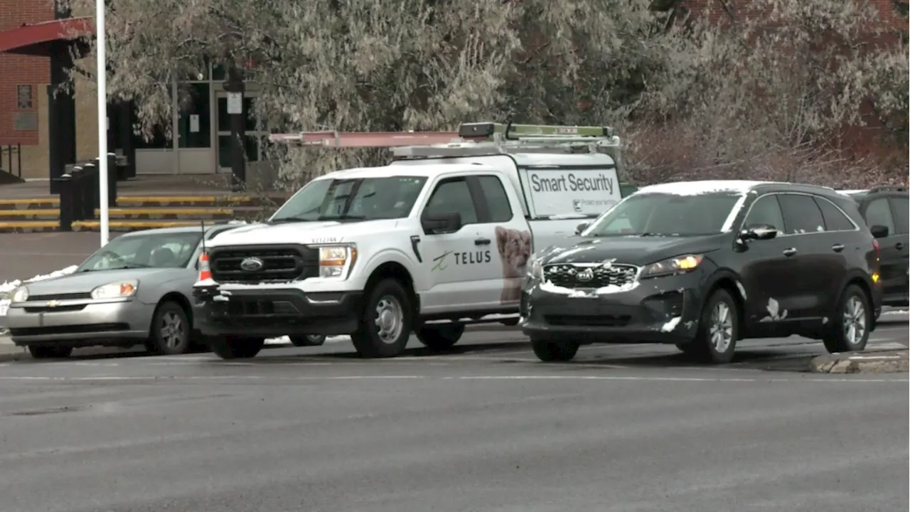 First snowfall in Lethbridge causes headaches for drivers