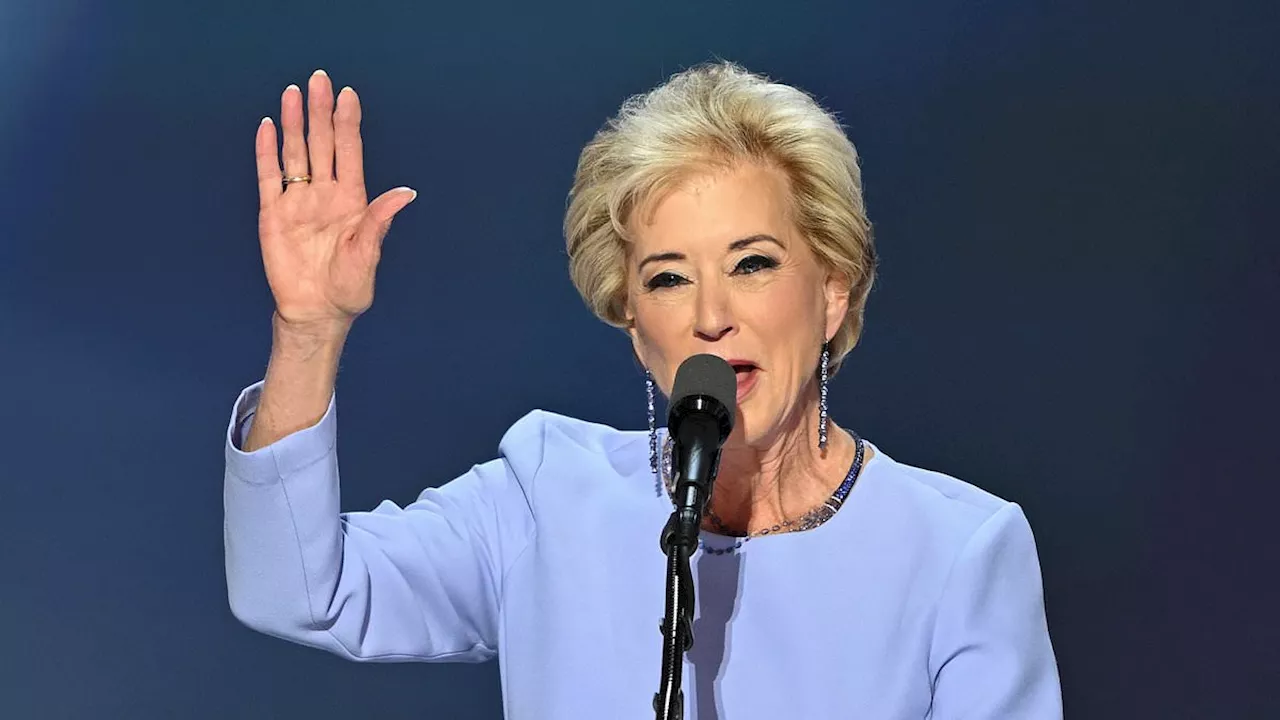 Trump expected to pick Linda McMahon as Education Secretary