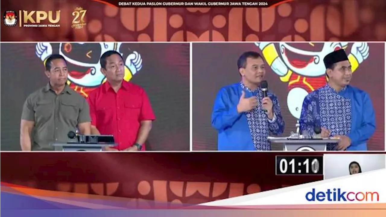 Debat Pamungkas Pilgub Jateng Malam Ini, Saksikan di detikJateng!