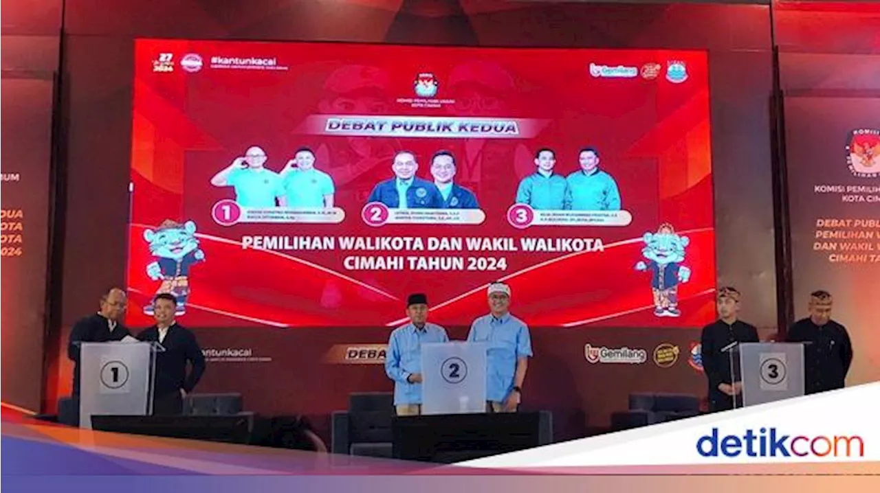 Debat Pamungkas Pilwalkot Cimahi, Pendukung Lebih Berisik dari Paslon