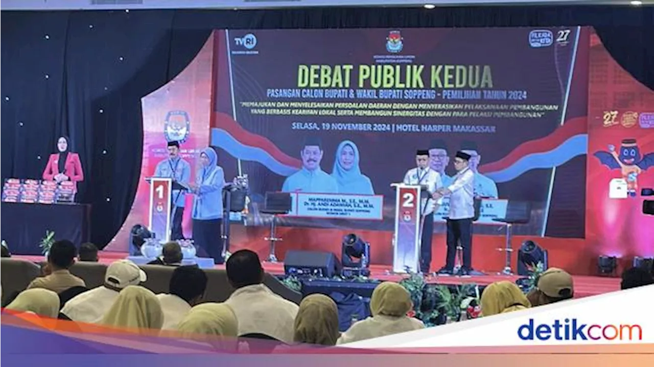 Sukses Klaim Kuasai Debat Kedua Pilkada Soppeng, Sebut Siap-Ada Tidak Siap