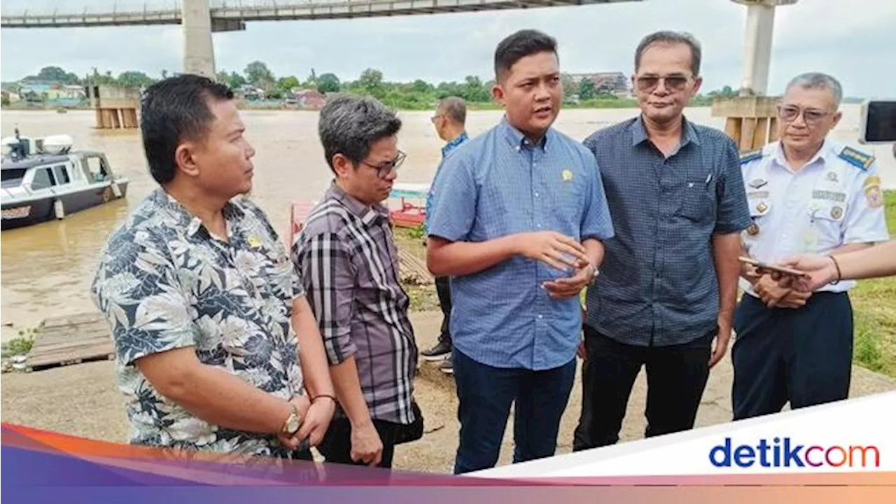 Tongkang Batu Bara Tabrak Lagi Jembatan Aurduri 1, Dewan: Setop Jalur Sungai