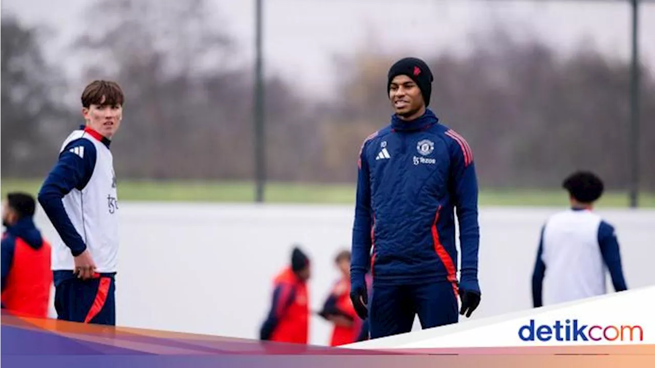 Rashford Antusias Jalani Latihan Perdana MU dengan Amorim