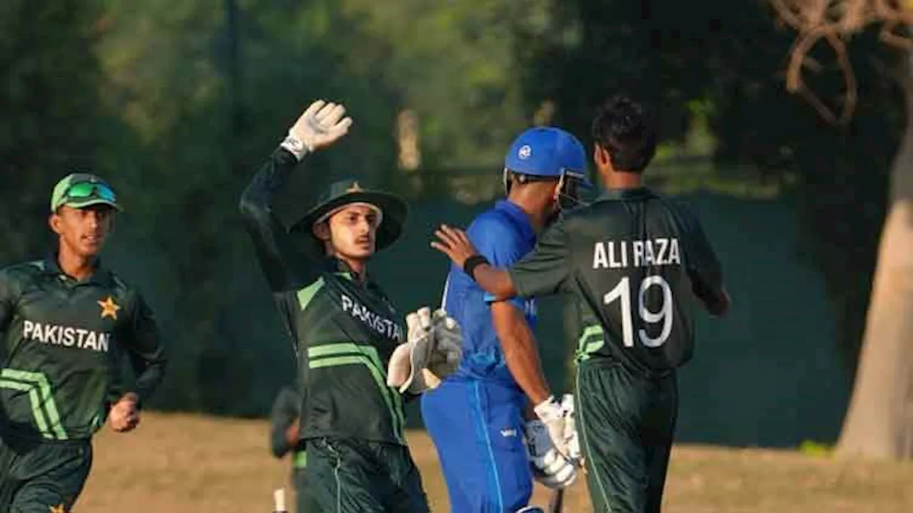 All-round performance leads Pakistan U19 to thrilling win over Afghanitan