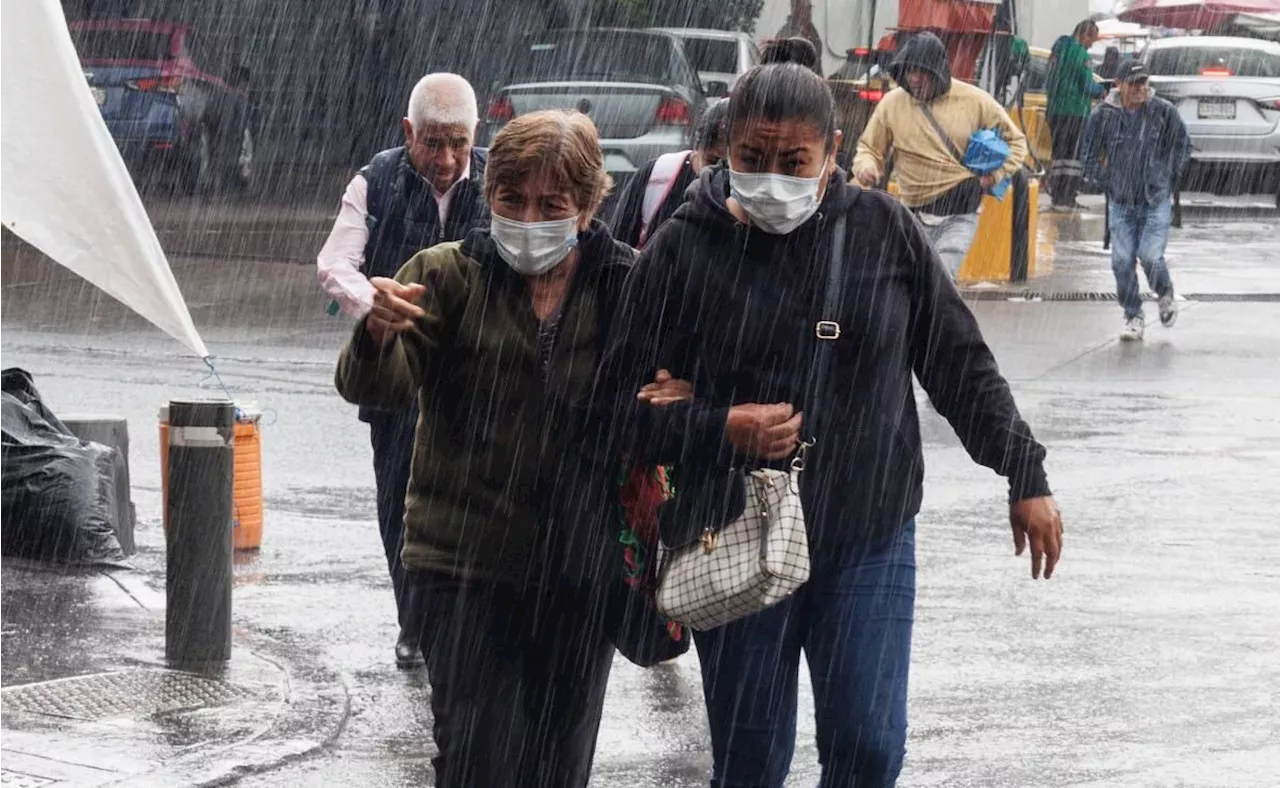 Desde lloviznas hasta chubascos; seguirán las lluvias en el Valle de México para este miércoles 20 de noviembre