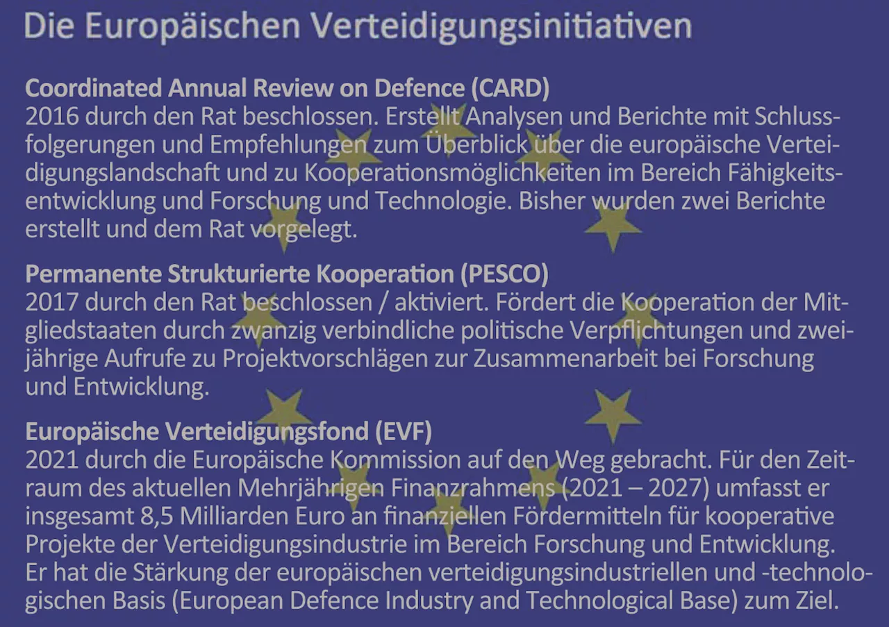 Die Europäische Union als sicherheitspolitischer Akteur