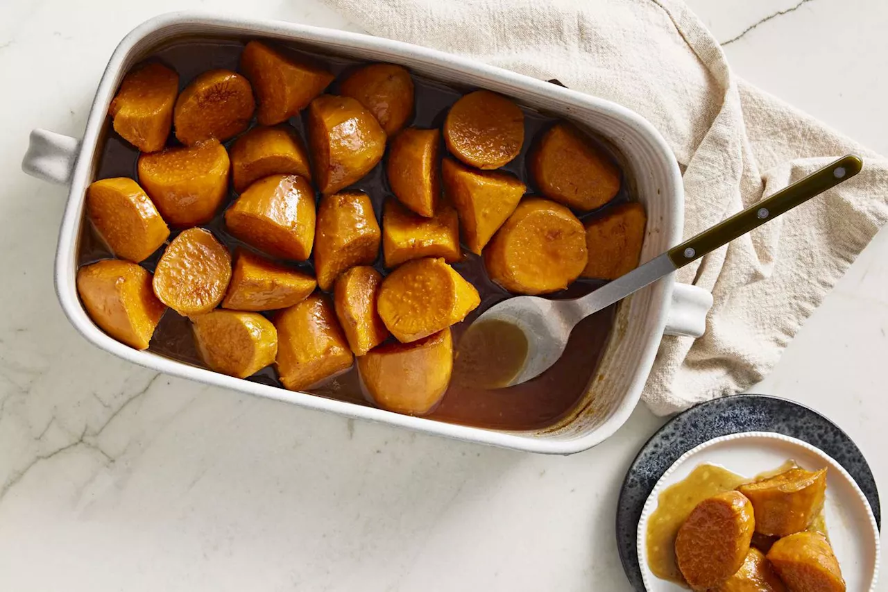 Anthony Bourdain and Laurie Woolever’s Candied Sweet Potatoes with Bourbon