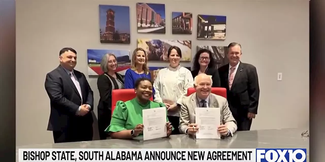 Bishop State, South Alabama announce new agreement