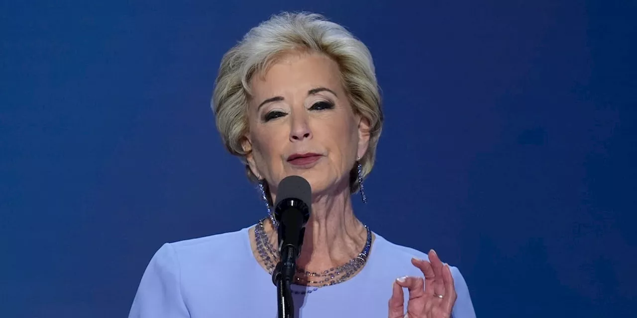 What to know about Linda McMahon, Trump’s pick for Education secretary