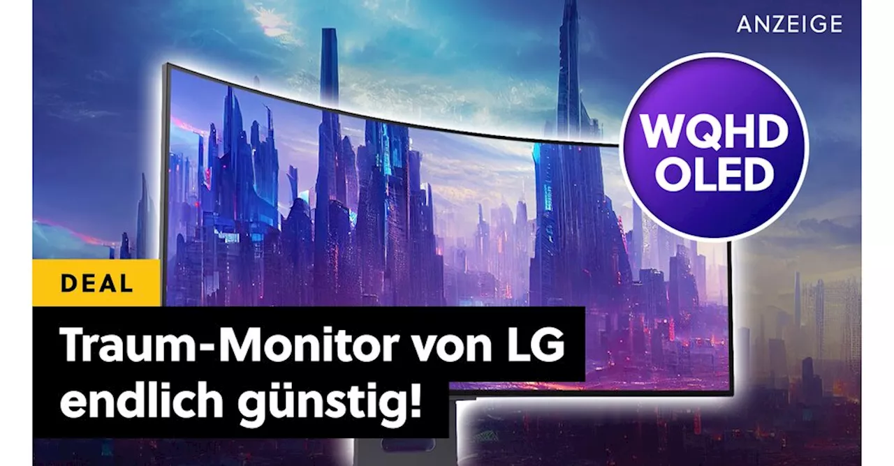 Dieser LG OLED Gaming-Monitor ist die absolute Endstufe und jetzt unverschämt günstig bei Amazon