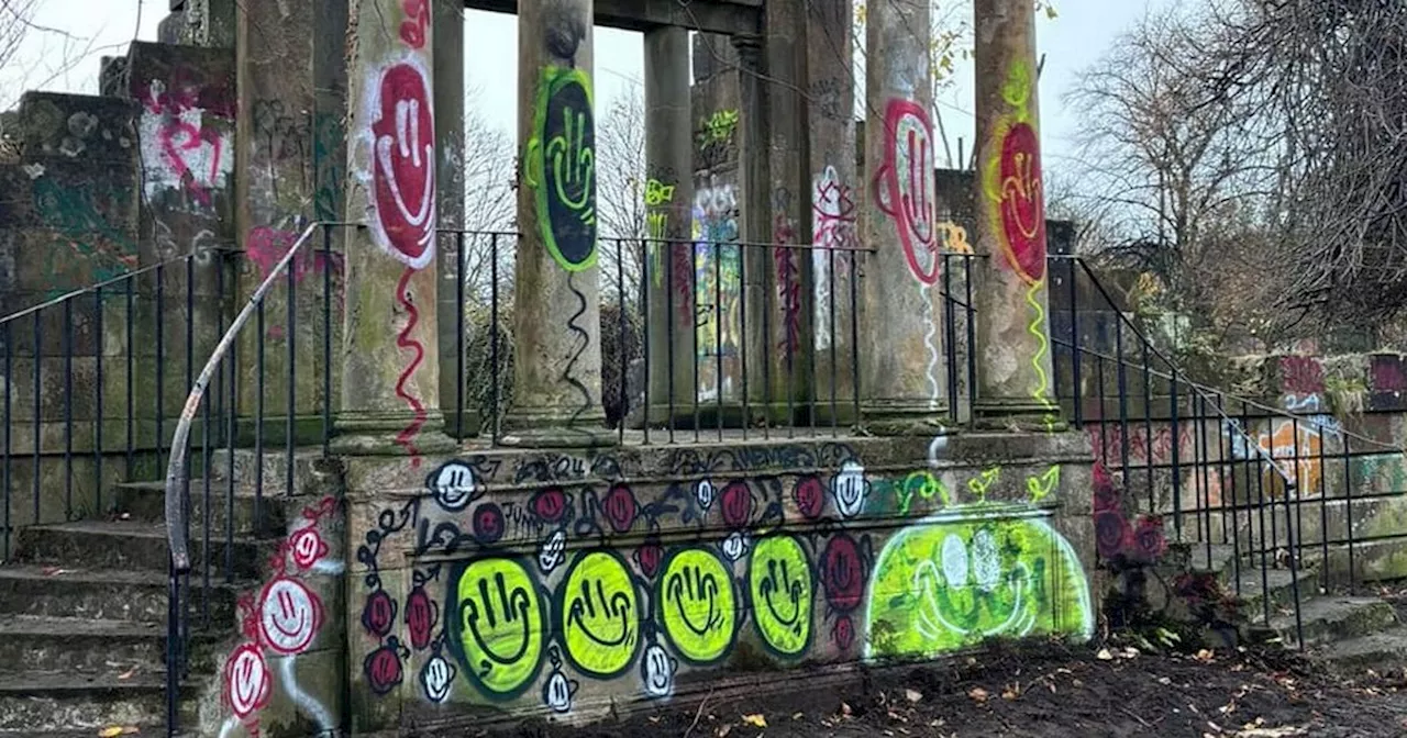 Govan landmark vandalised leaving locals 'disheartened' by local park