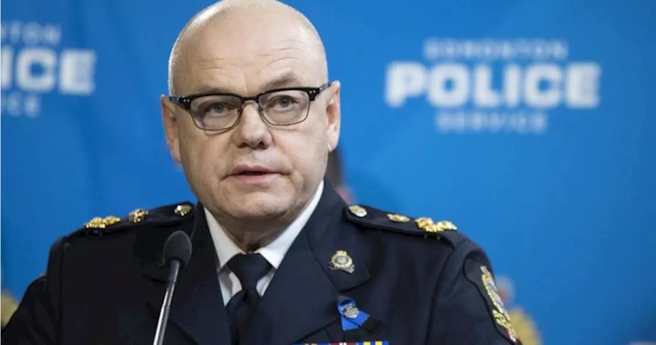 Edmonton Police Service chief Dale McFee announces retirement