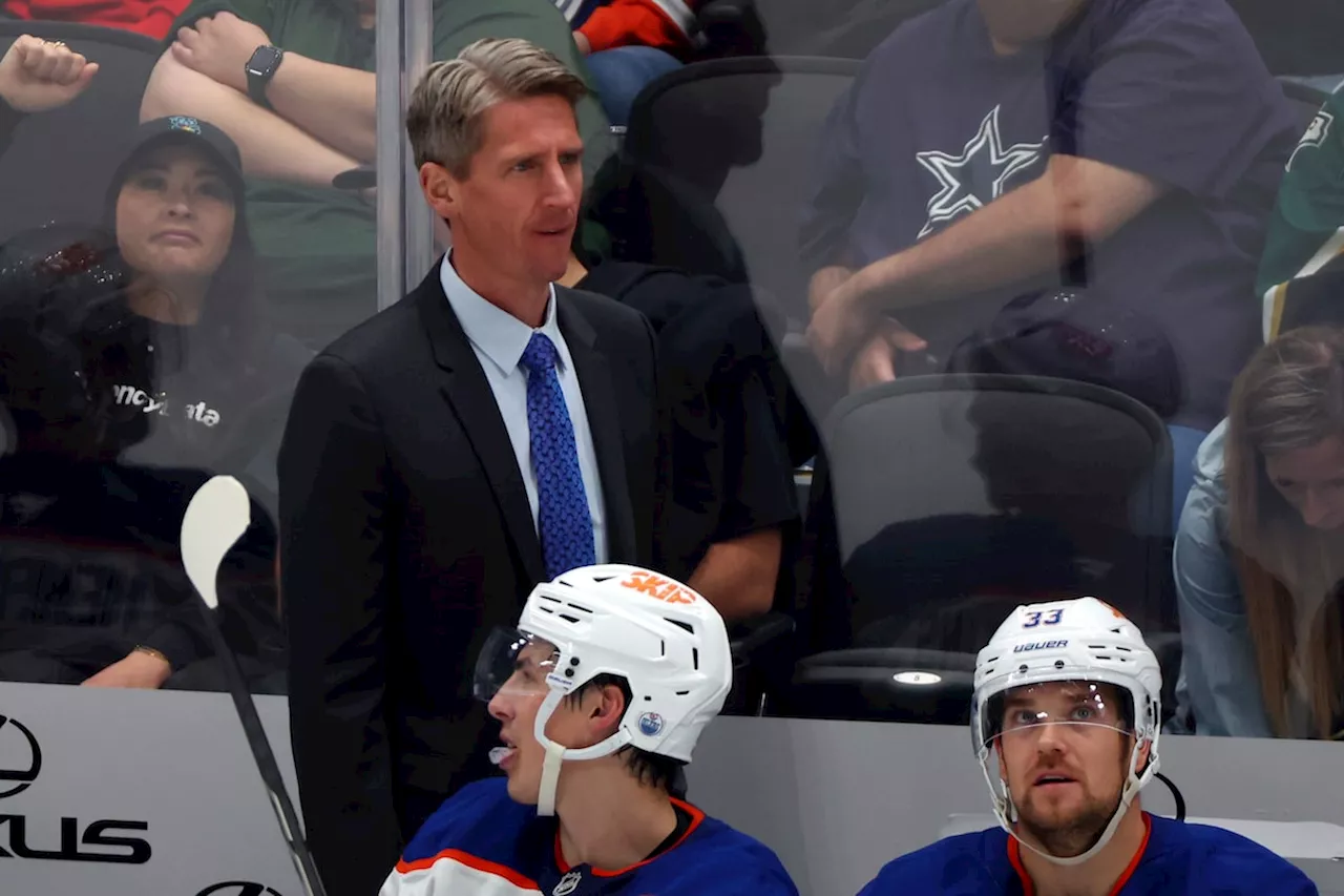 Oilers coach Kris Knoblauch navigating first full season with team following Stanley Cup final run