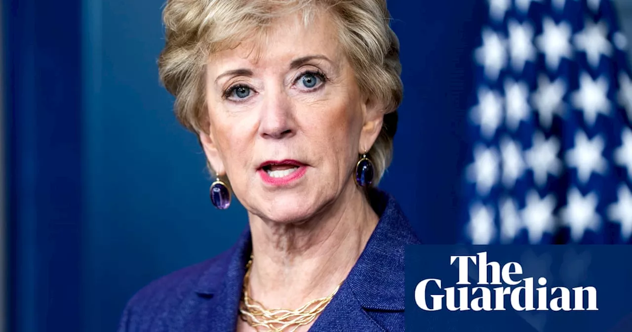 Trump nominates transition co-chair Linda McMahon for education secretary