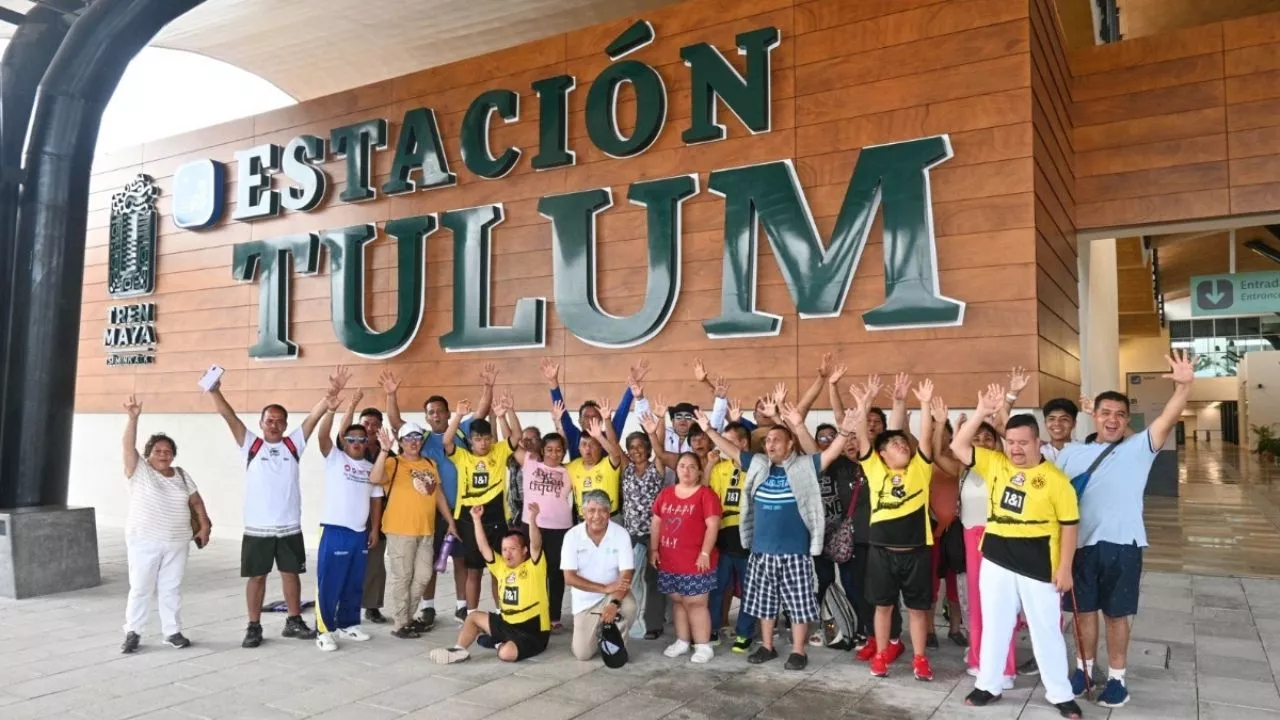 Tren Maya celebra la inclusión con Gallos de Córdoba Futbol Down