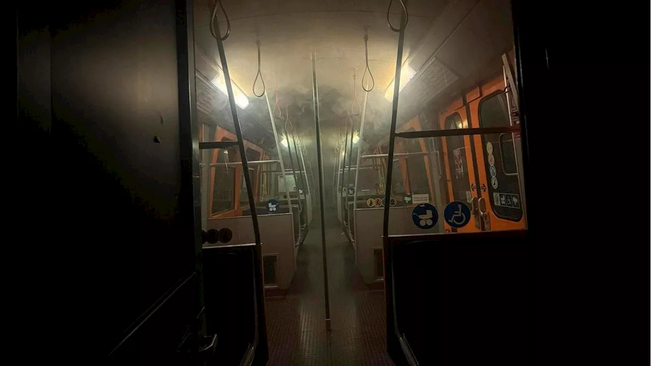 Die schockierenden Fotos aus der Feuer-U-Bahn in Wien