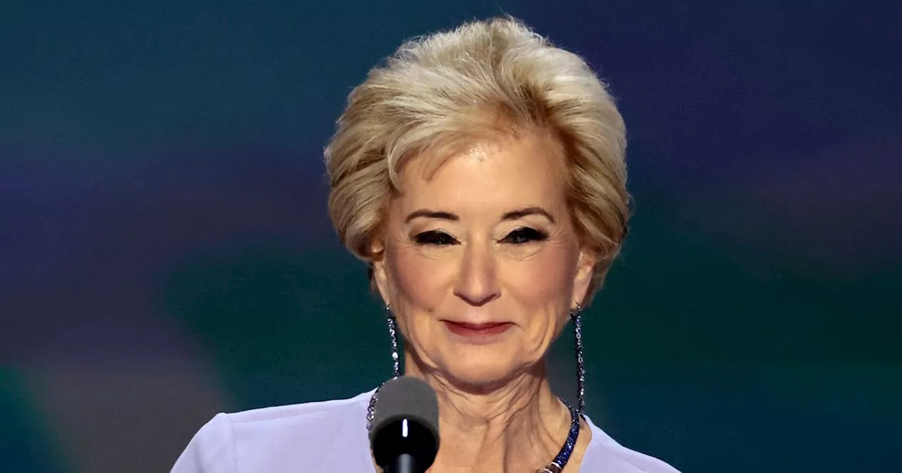 Trump To Tap Linda McMahon To Lead Education Department: Reports