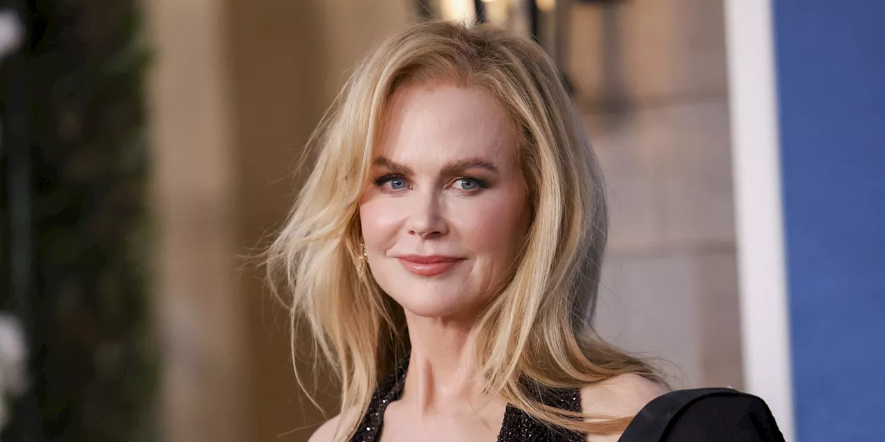 Nicole Kidman's Slinky Red Hot Dress Laced All the Way Up Her Back