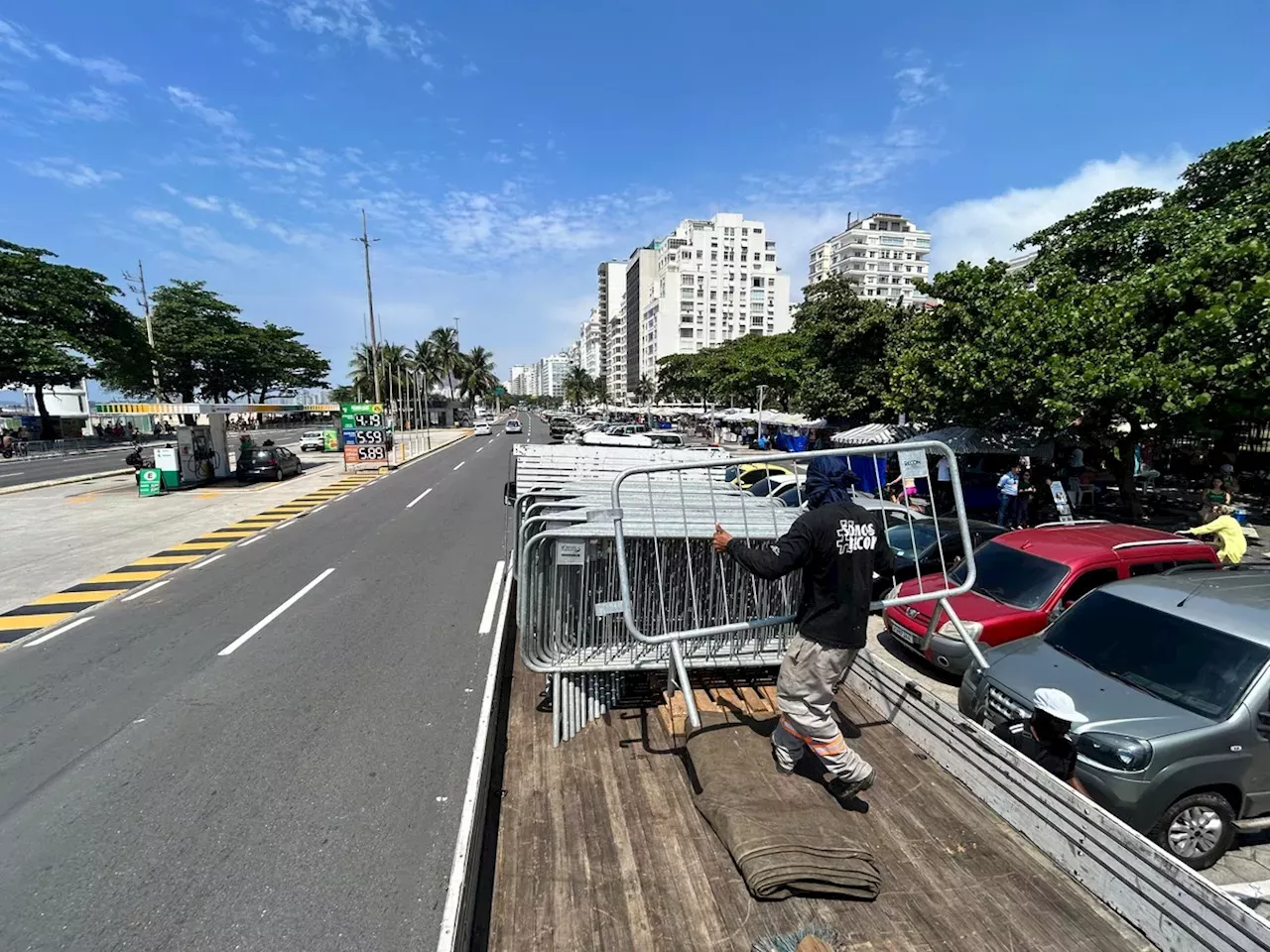 PósG20 segue com esquema especial de segurança, e população aproveita