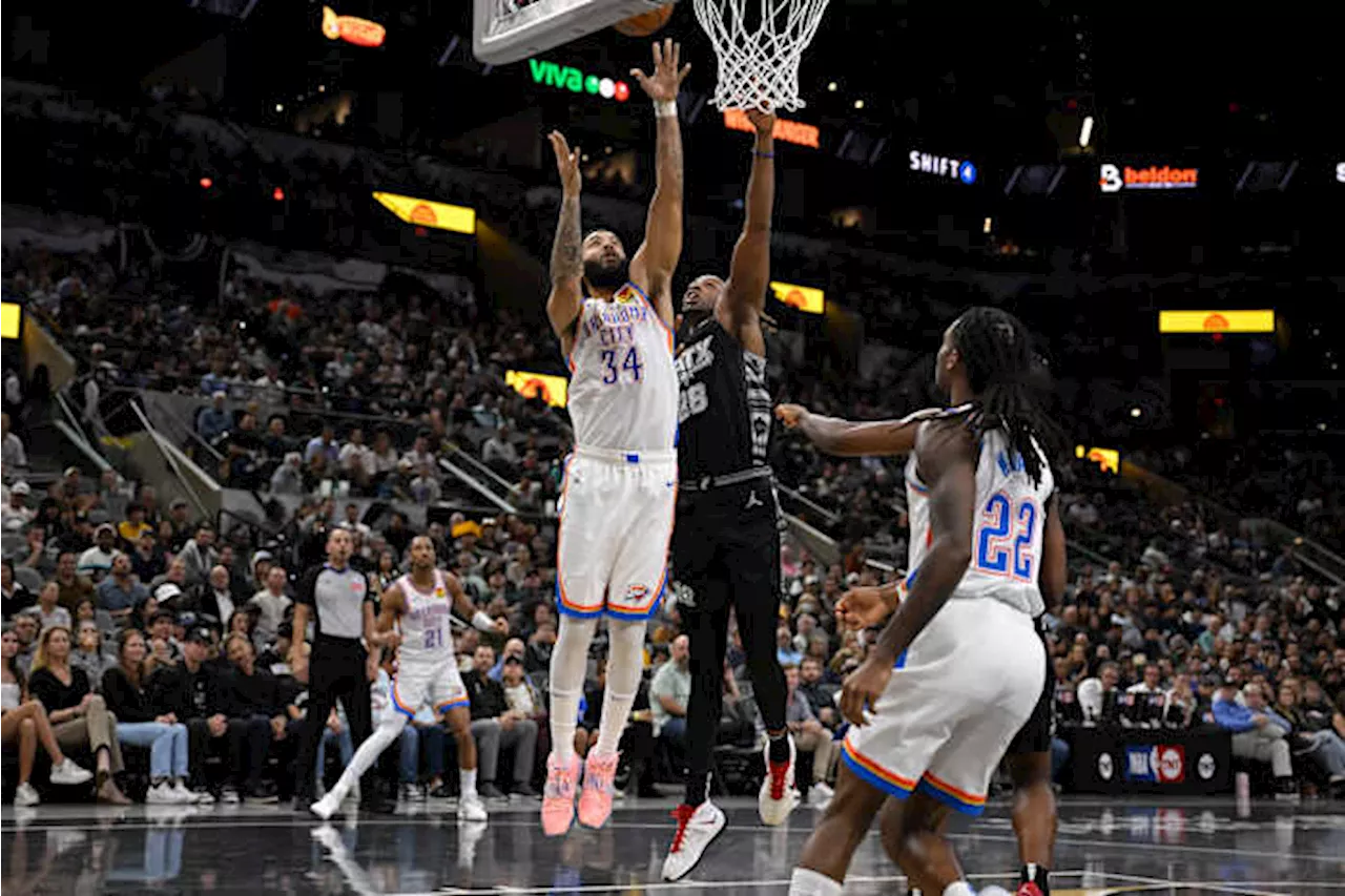 Johnson, Barnes help Spurs fend off hard-charging Thunder for first NBA Cup victory, 110-104