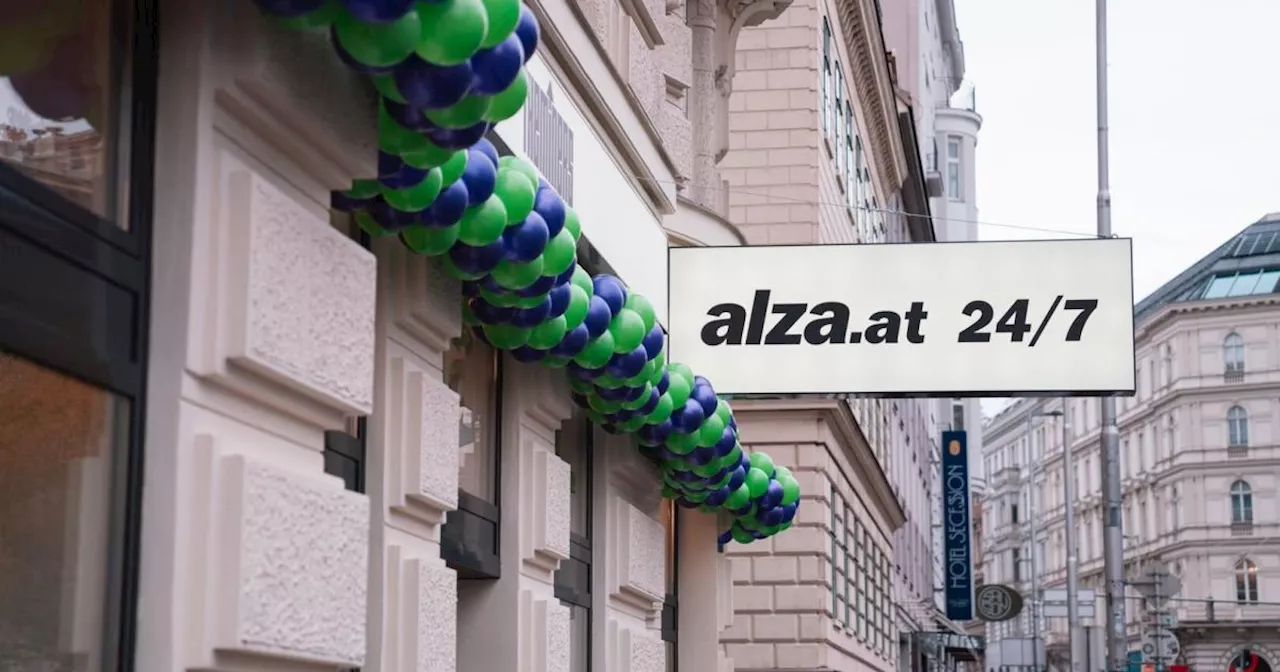 Rund um die Uhr geöffnet: Alza eröffnet Shop in Wien