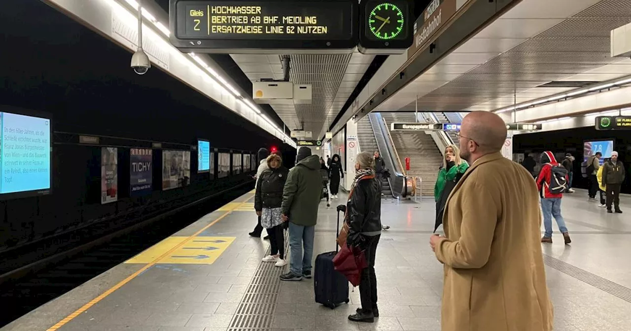 So viele Tage waren die Wiener U-Bahn-Linien heuer länger unterbrochen