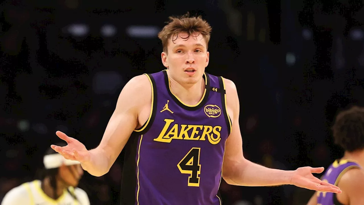 Dalton Knecht’s historic 3-point performance fuels Lakers’ win against Jazz