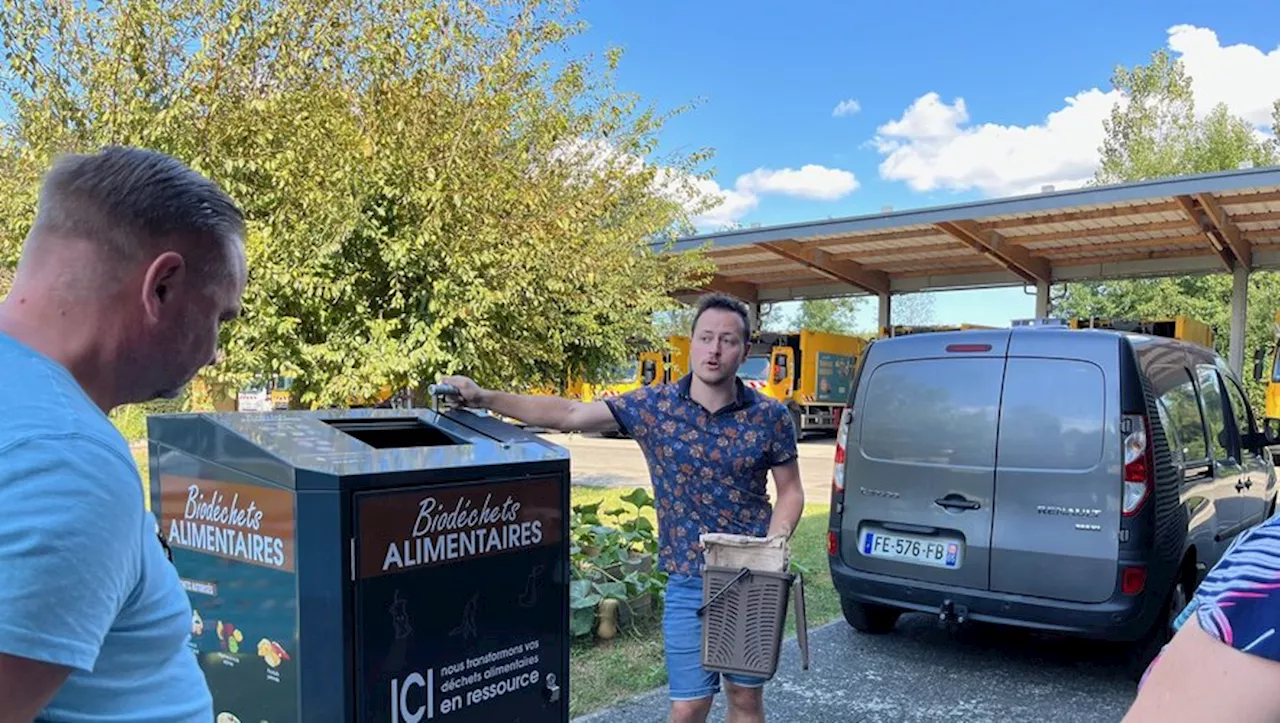 Un vélo-cargo pour collecter les biodéchets directement à votre porte à Bagnères-de-Bigorre