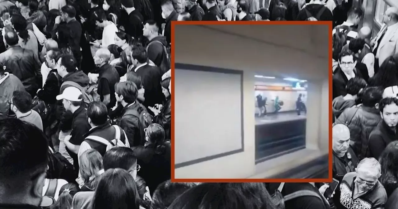 El impactante VIDEO del momento del ataque en Metro Tacubaya que dejó 4 heridos