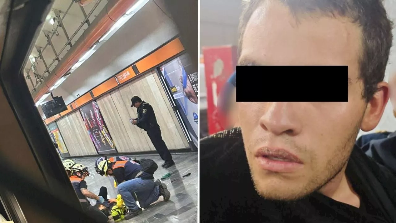 Ataque con cuchillo Metro CDMX: ¿Cuál es el estado de salud de los heridos?