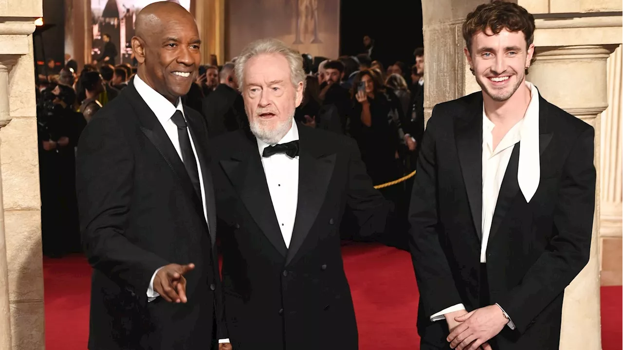 « Gladiator II » : Ridley Scott nie avoir coupé une scène de baiser gay avec Denzel Washington