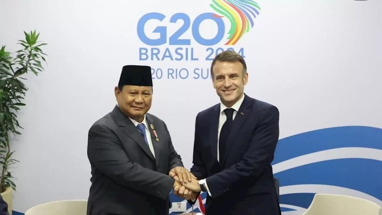 Prabowo Bertemu Presiden Macron, Bahas Pengadaan Jet Tempur Rafale hingga Kapal Selam