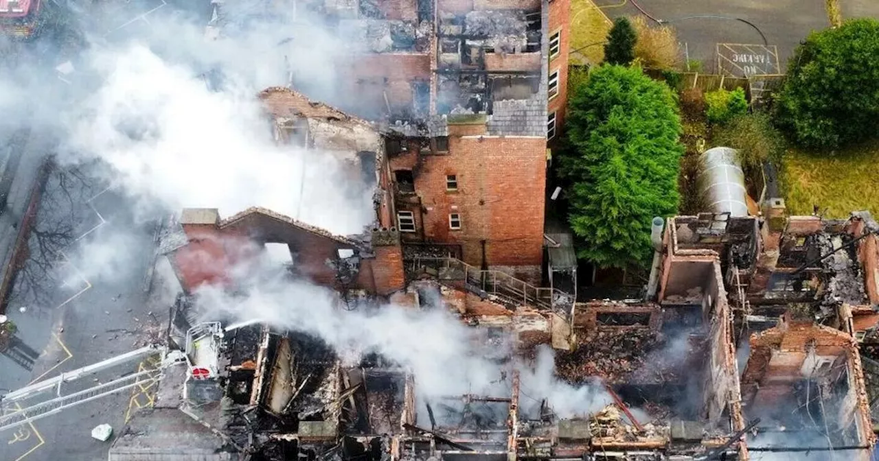 Haunting photos show inside abandoned mental health centre before huge blaze