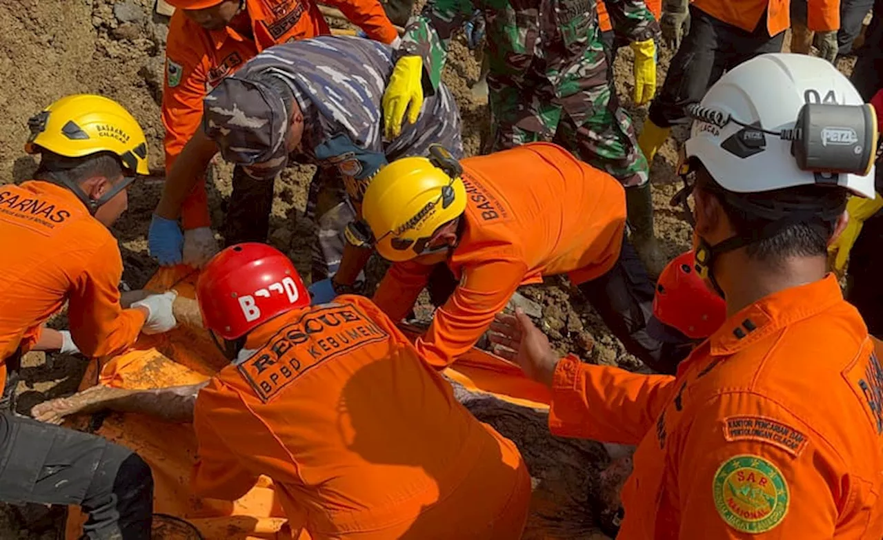 Empat Korban Tewas Akibat Longsor di Purworejo Berhasil Dievakuasi