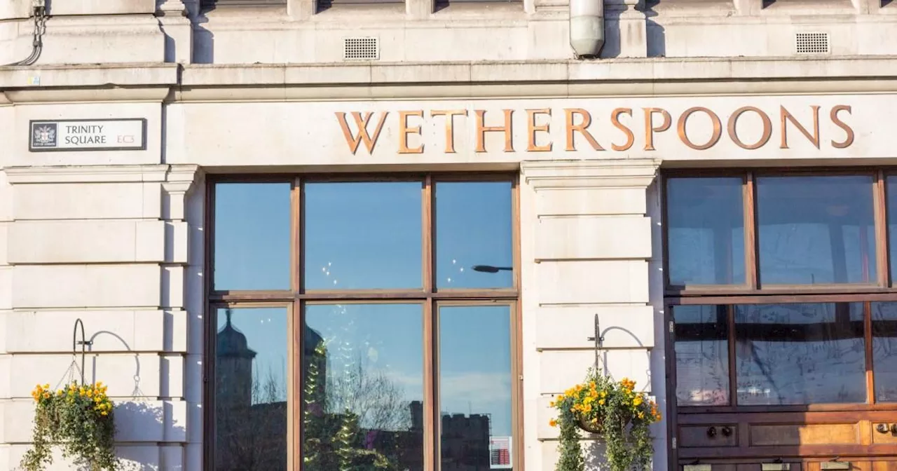 Wetherspoons menu from 2005 resurfaces and fans are stunned by the prices