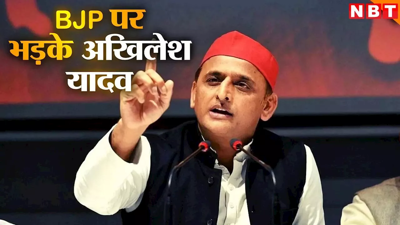 यूपी उपचुनाव में वोटिंग के बीच BJP पर भड़के अखिलेश यादव, मुस्लिम वोटर्स से क्यों की कई बार मतदान की बात?